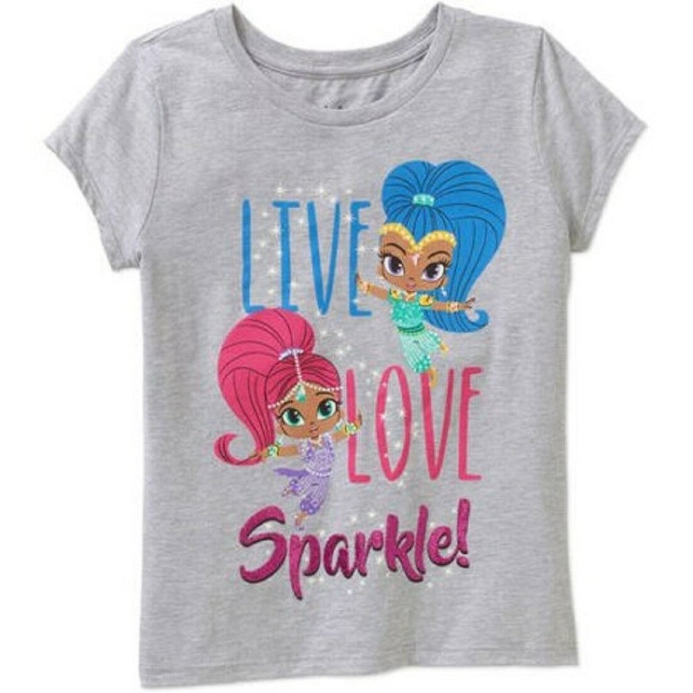 Nickelodeon Girls Cartoon Graphic T-Shirts Short-Sleeve Size-XL (14-16) NWT